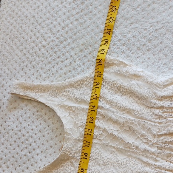 Absolutely gorgeous off white Hippie boho chic Lacey maxi dress Size small - Picture 6 of 16